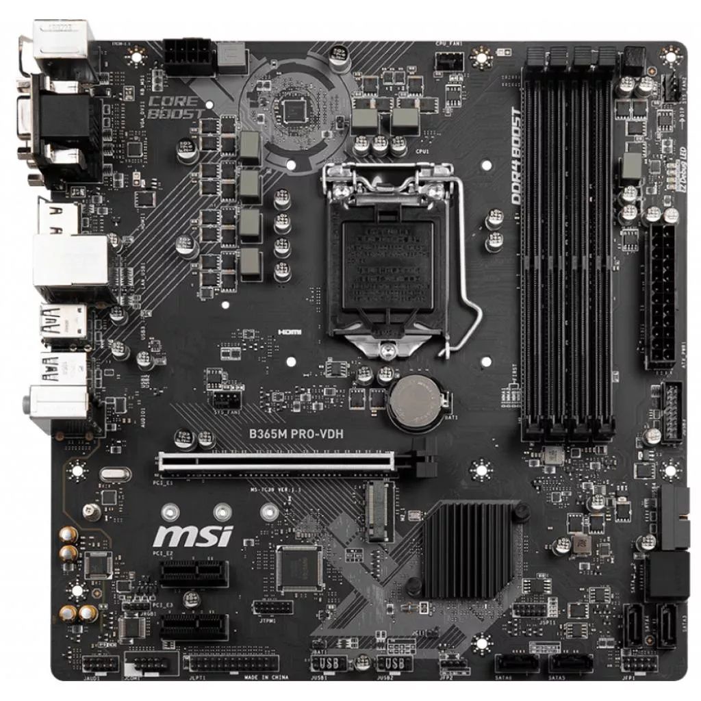 Msi B365m pro vhd + i5 9400