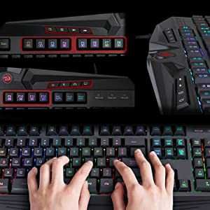 Комбо клавиатура+мышь Redragon S101-5 K503RGB+M601