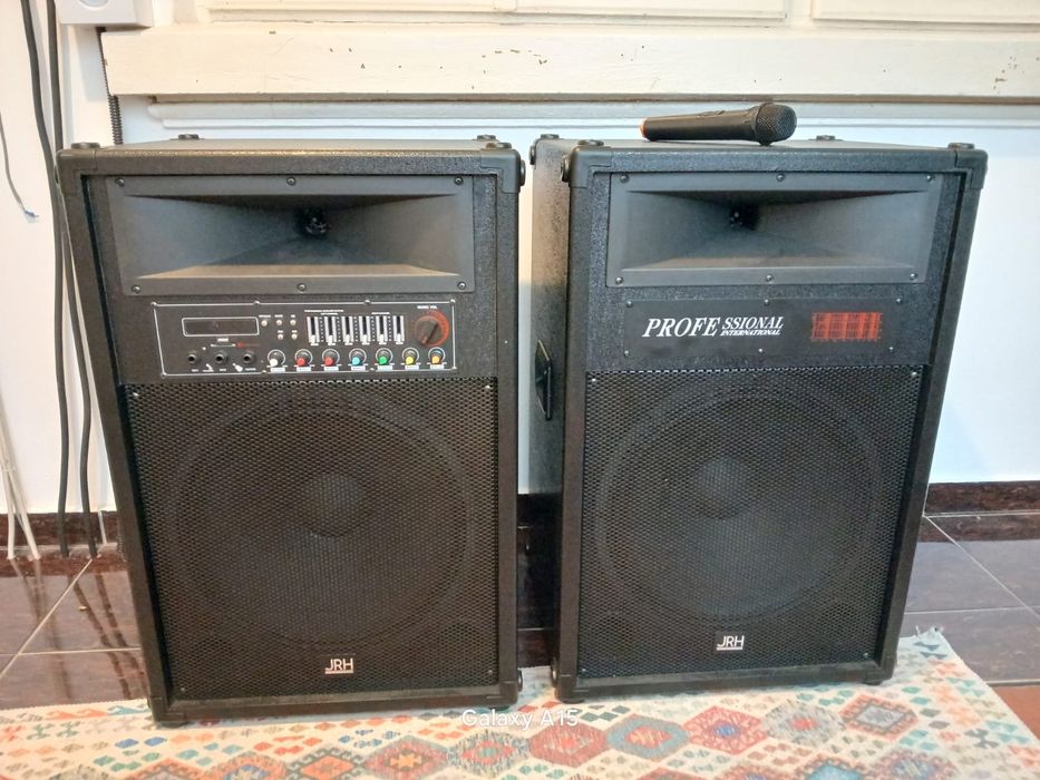 Boxe audio active bluetooth Jrh 15" inch 38 cm 6 ohm nrs vlliodor