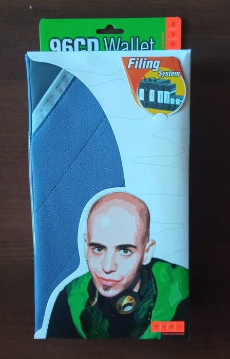 Класьор AVEC Tipsy за съхранение на 96 CD/DVD holder калъф