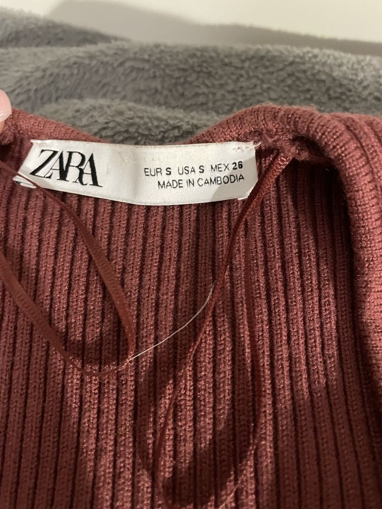 Блуза с дълъг ръкав Zara