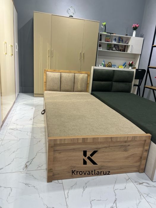 Односпальная кровать-сундук | 200×90 | Прочная МДФ