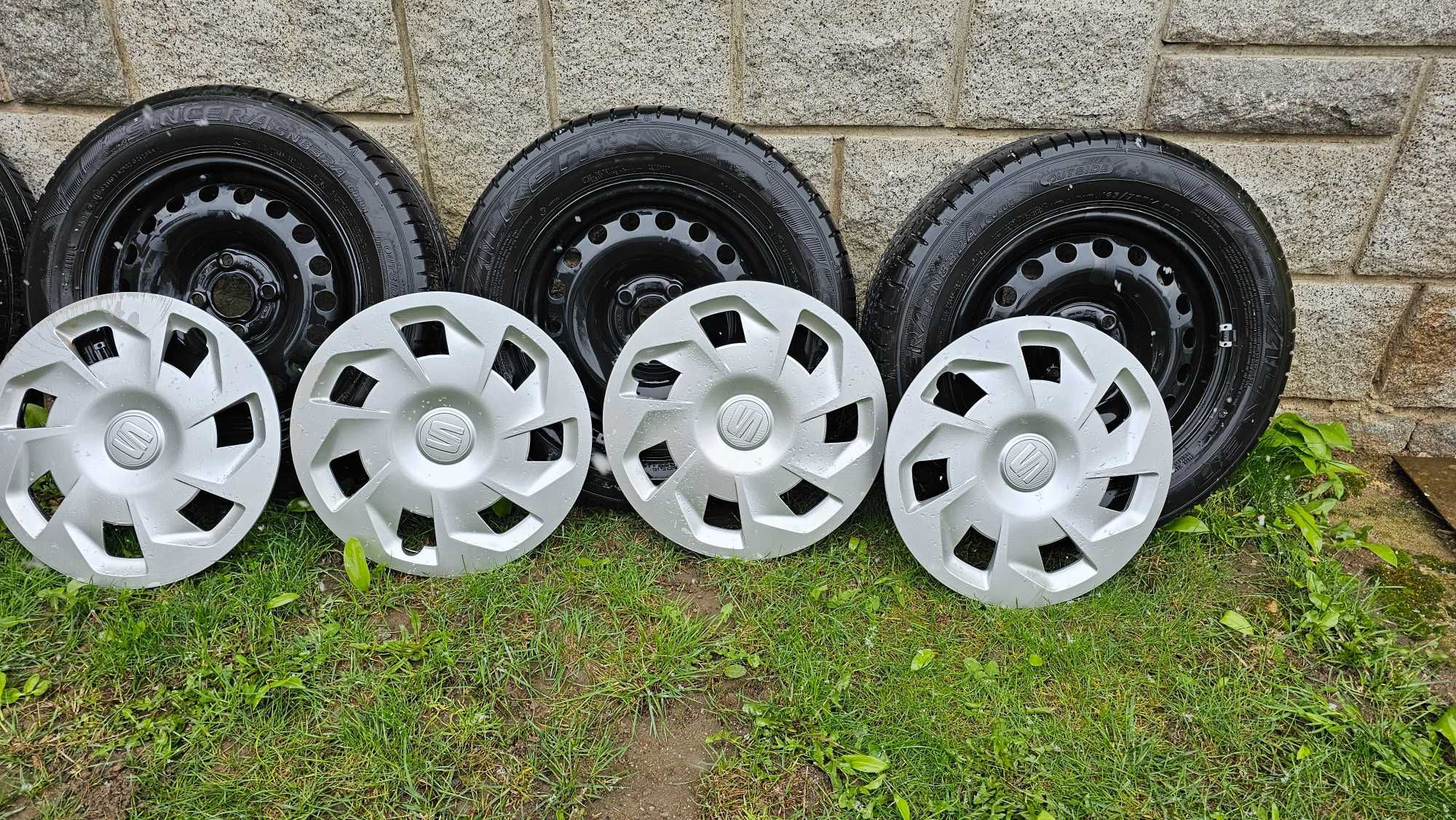 Джанти 14 4x100 с гуми 165/70R14 Seat Mii, VW up, Skoda Citigo.