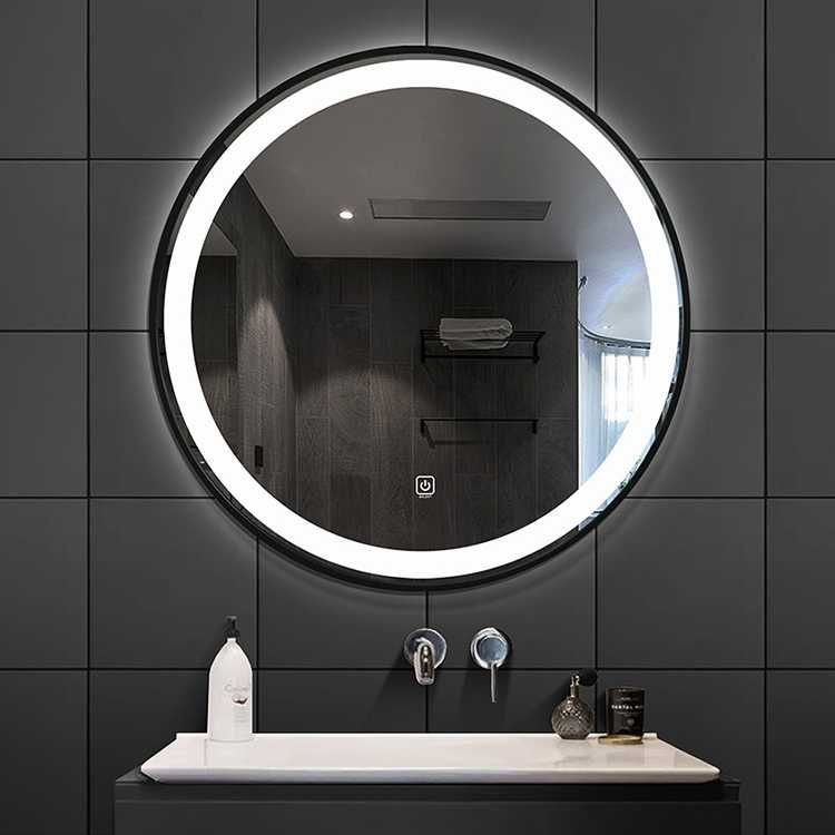 Зеркало с подсветкой. Настенное зеркало в ванную с подсветкой. Зеркало