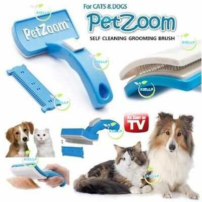 Pet Zoom!Самопочистваща четка,гребен,тример за животни,кучета, котки