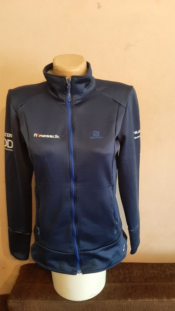 Bluza trening termica dama,  salomon advancedskin warm marimea s