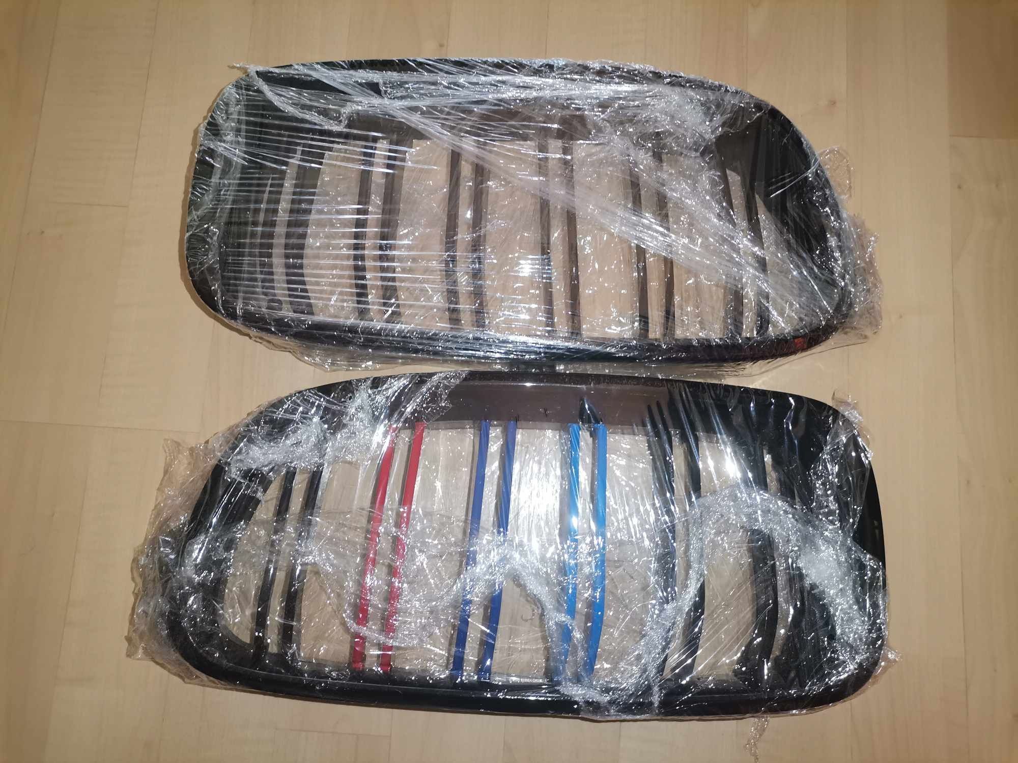 Тунинг бъбреци (решетки) с двойни ребра за BMW E60 седан / Е61 комби
