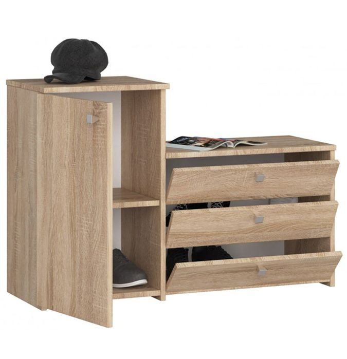 Шкаф за обувки  цвят дъб сонома