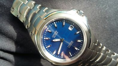 Ceas original japonez CITIZEN, cu mecanism eco - drive, din colecția t