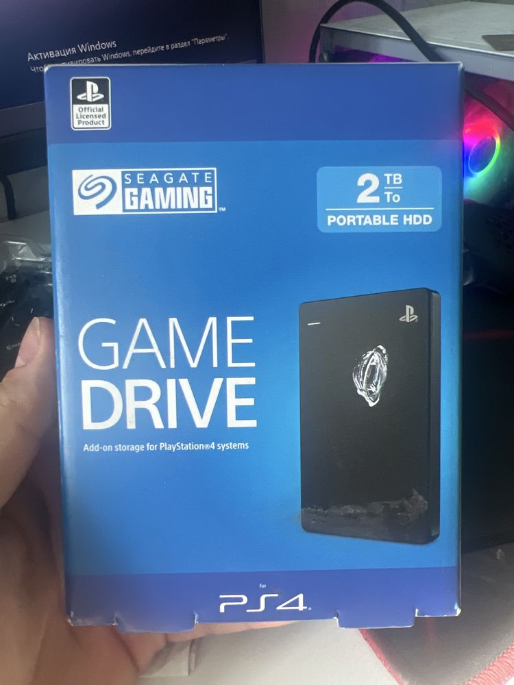 внешнии жёсткий диск Geagate game drive 2tb