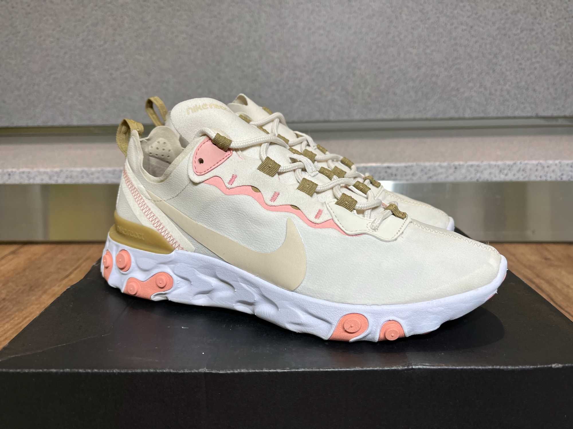 ОРИГИНАЛНИ *** Nike React Element 55 /Phantom/Lt Orewood Brn