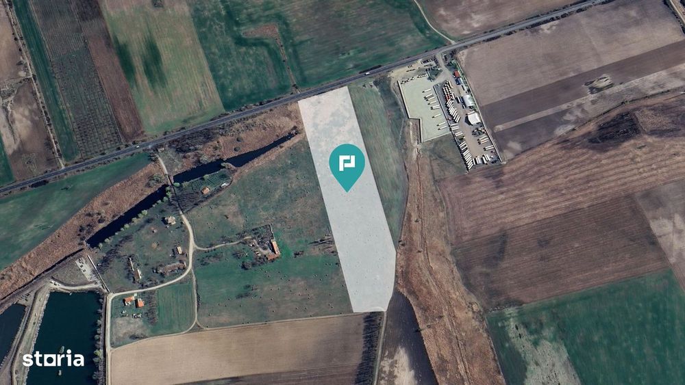 Teren compact de 50.000 mp la drum principal