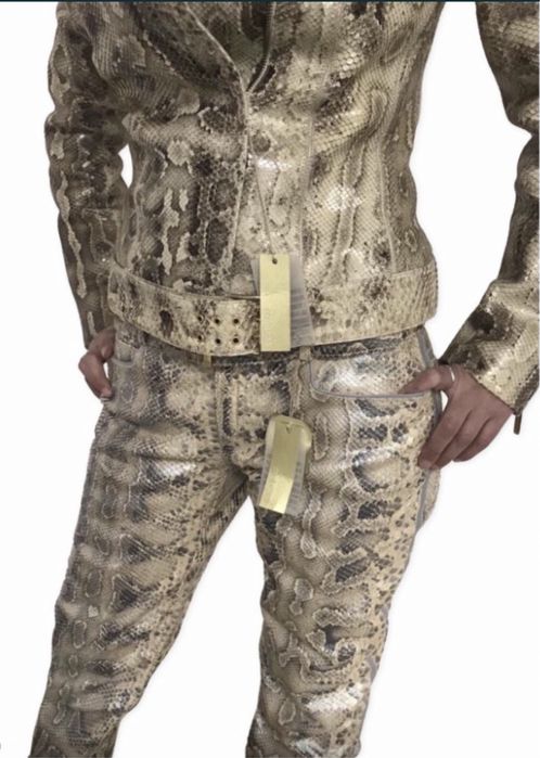 Roberto Cavalli Real Python jacket ОРИГИНАЛНО питон6800euro