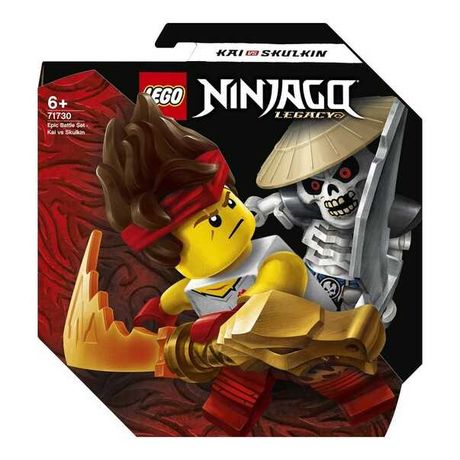 NOU! LEGO NINJAGO - Set de lupta epica Kai contra Skulkin
