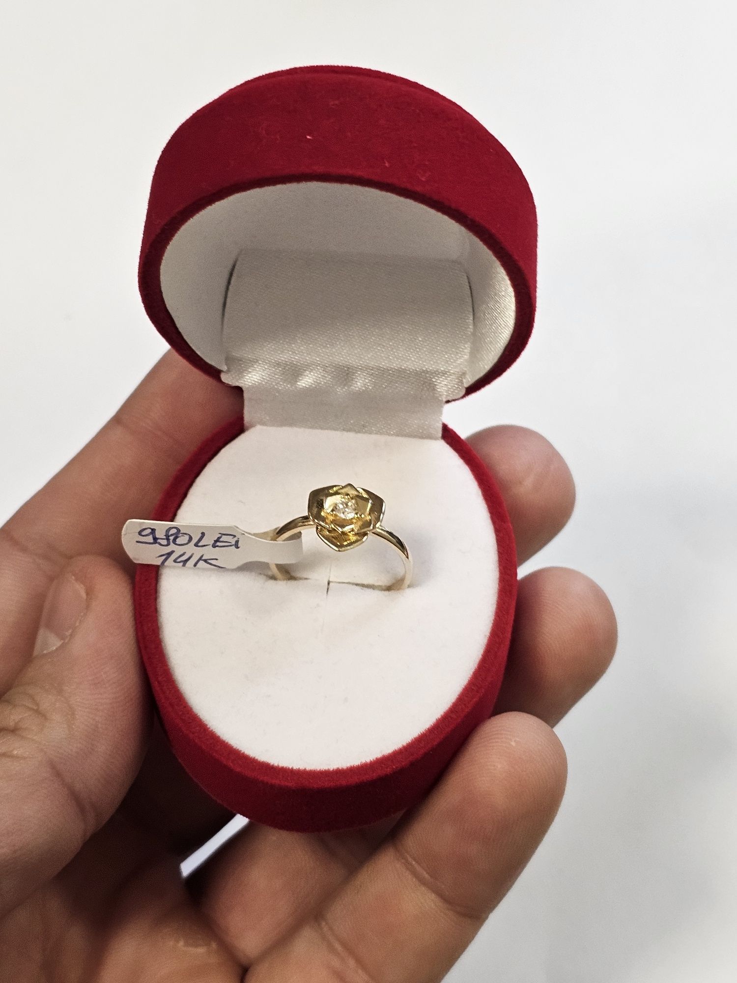 Vand inel dama din aur 14 k 2.8 g