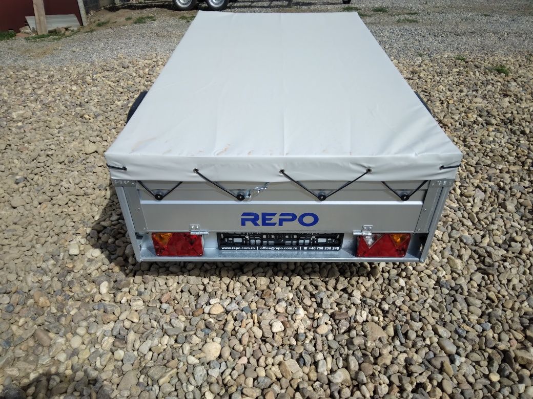 Remorca Repo  RRS 750kg + prelată plană