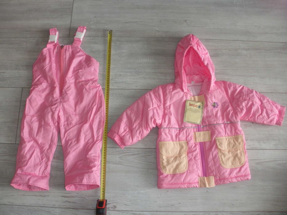Детски комплект-зимен розов-нов