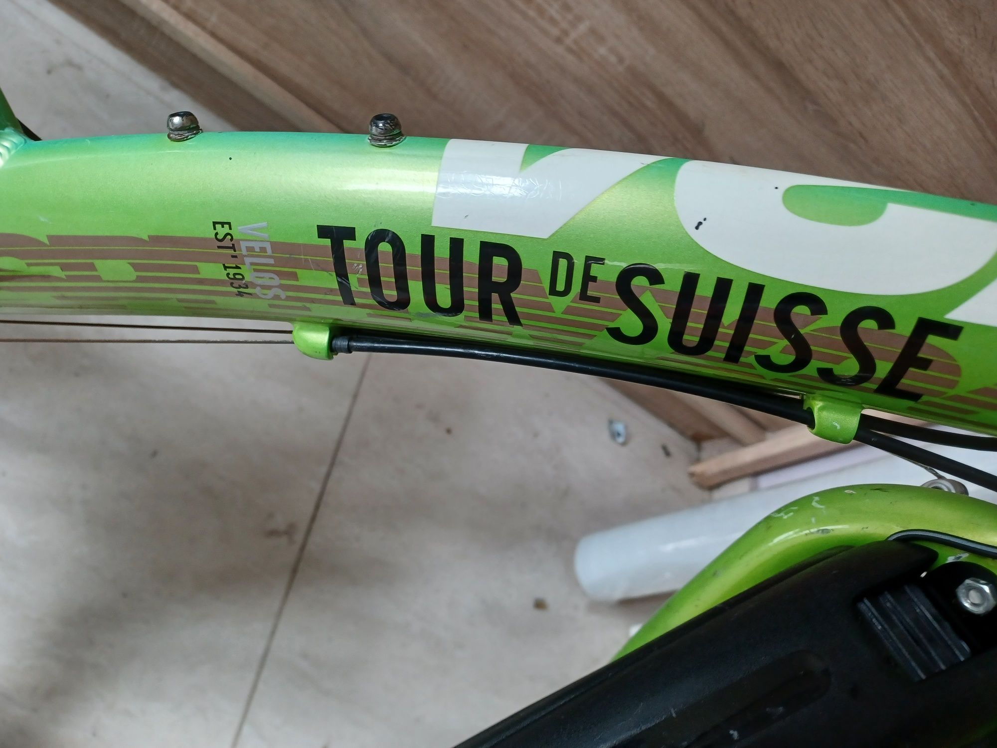 Tour de suisse алуминиев велосипед колело 24 цола инча скорости перфек