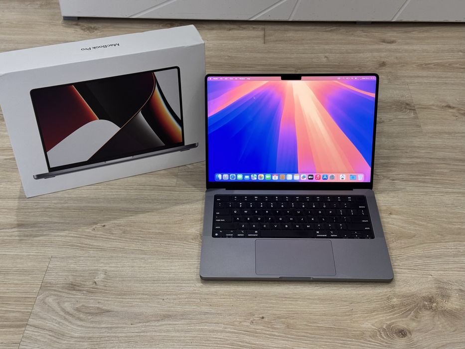 Като Нов 14’Macbook Pro 14/M1 Pro/2021/16GB Ram/512GB SSD/