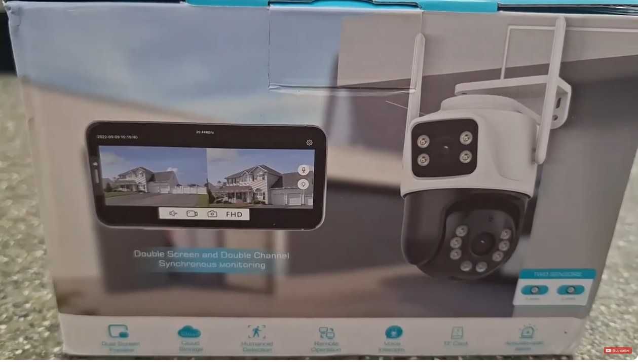 360° Cloud WiFi камера с нощно виждане и детектор за движение