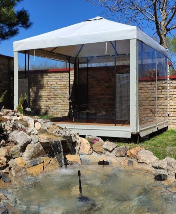 Inchideri terase/ foisoare cu folie transparenta/cristal Galati Braila