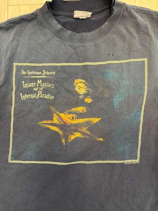 Saint Michael Cactus Plant Flea Market Star Tee Navy Blue