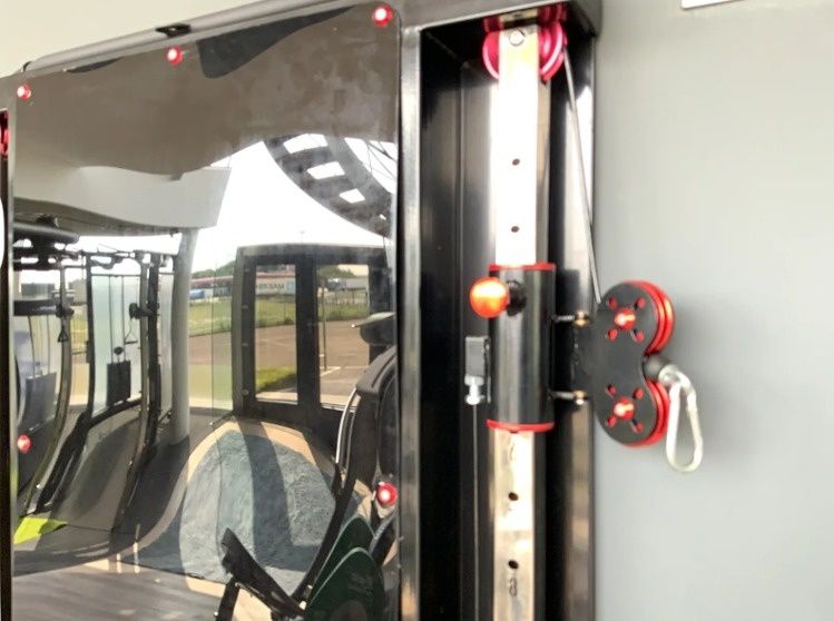 Aparat Cross cable cablu montat pe perete