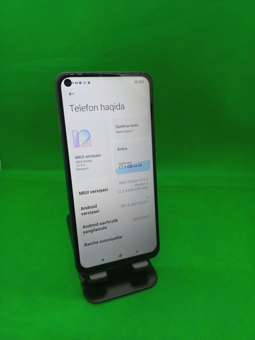 Redmi Note 9 sotiladi