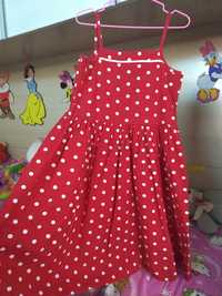 Rochie Minnie 6-7 ani măsură 122 cu bretele