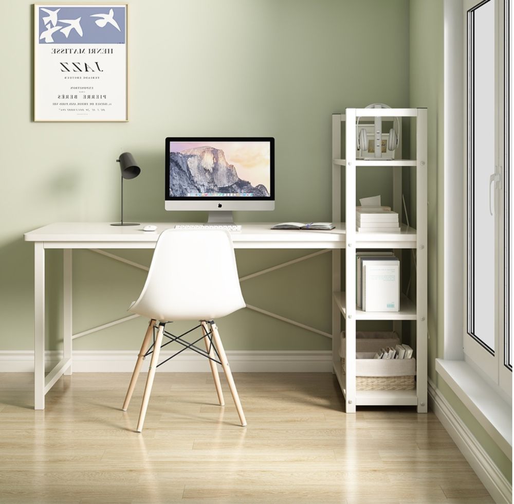 Компьютерный стол Structo White/Grey 140x60см