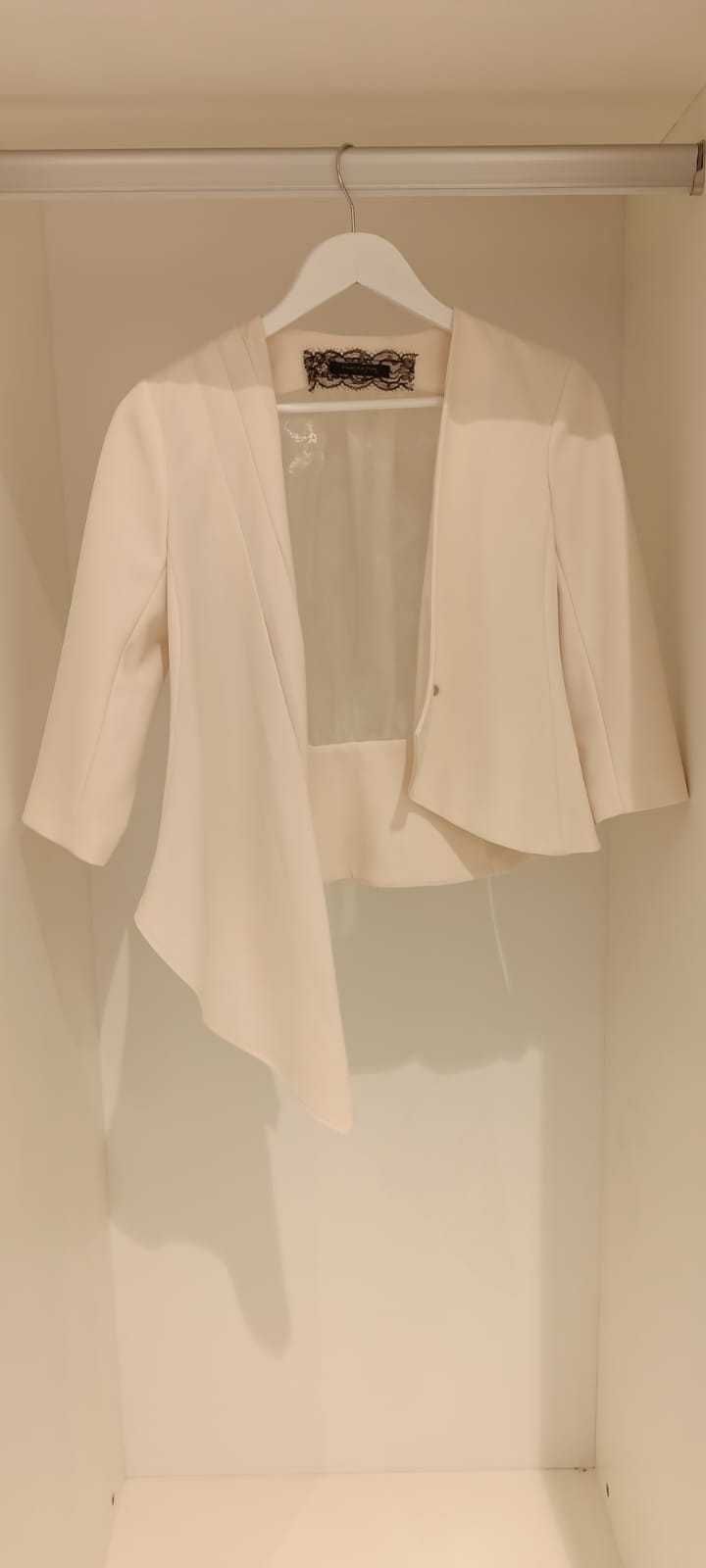 Bluza / blazer alb, crem Patrizia Pepe scra marimea 40