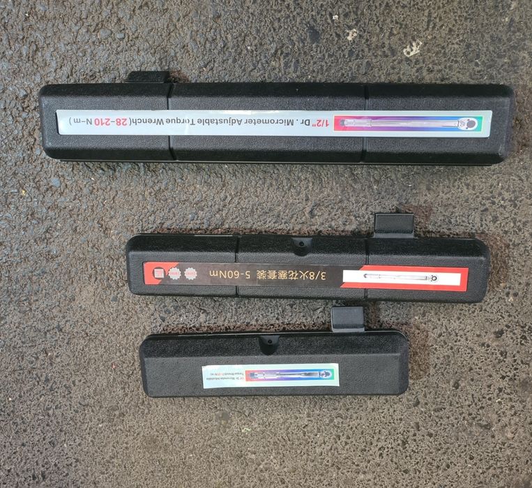 Cheie dinamometrica de 1/2 28-210nm 3/8 5-50nm 1/4 5-25nm