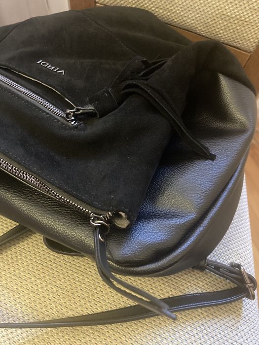 Раница от естествена кожа Verde