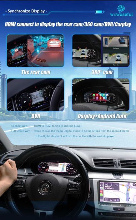 Дигитален километраж за VW Passat Golf Jetta Tiguan Jetta Scirocco