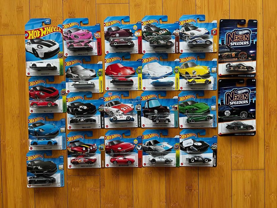Hot Wheels Porsche GT3 RS; 930 Turbo; 911 Rallye; 928; 904; Carrera