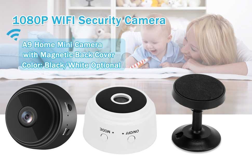 Мини Wi-Fi камера A9 с магнитна основа А9, IP camera