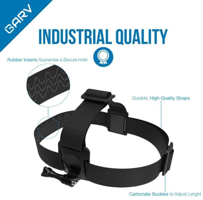 Еластична лента - стойка за глава GARV™️ за екшън камери