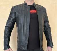 Яке Jack & Jones Hand made Biker real leather size L