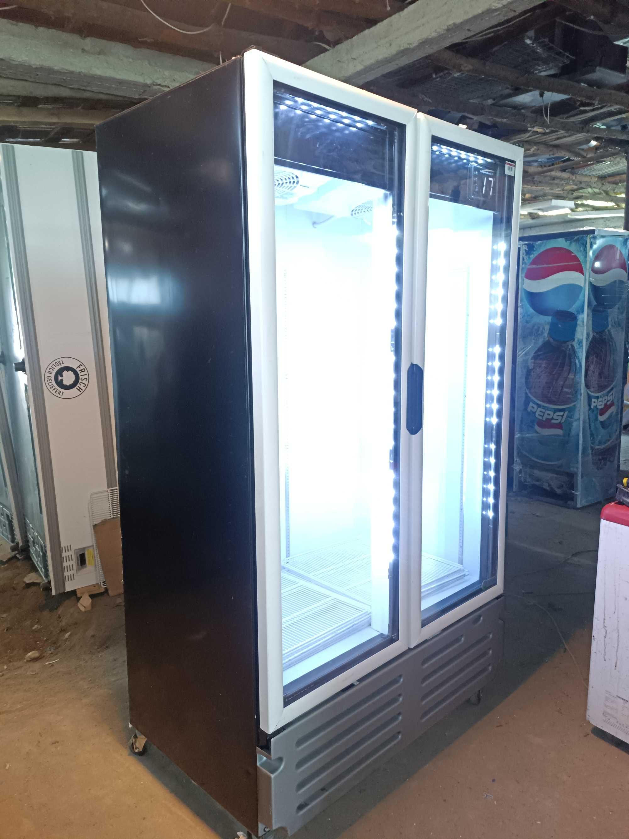 Vitrine duble de capacitate mare 1,20m ,A++, led