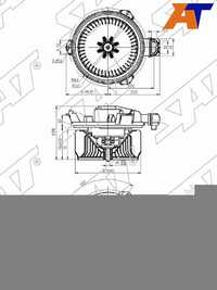 Мотор отопителя салона Toyota Corolla