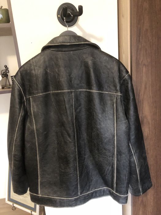 Geaca de piele din piele reala