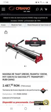 Masina taiat gresie faianta 120 cm