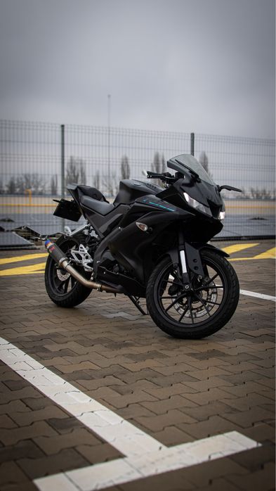 Yamaha YZF-R125 • Perfectă • Black Widow Full • Michelin • 21.000 km