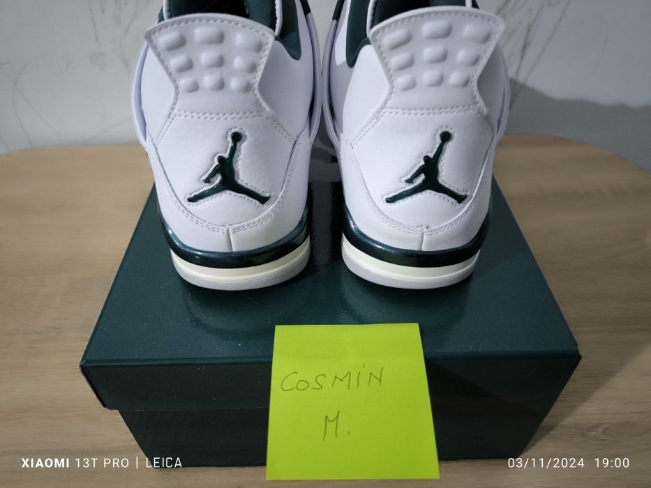 Air Jordan Retro 4 Oxidized Green