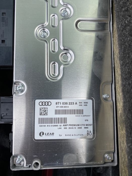 Amplificator sunet Bang Olufsen Audi A5 2013