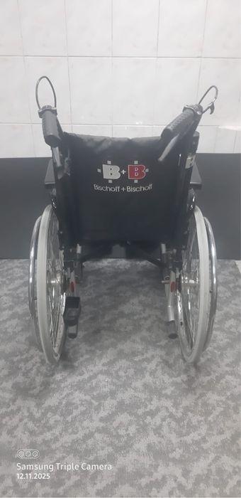 Scaun cu rotile B+B latime sezut 43cm