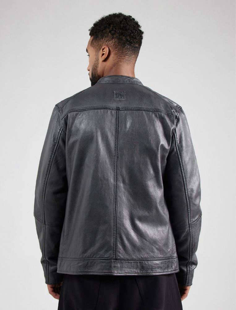 Freaky Nation Leather Jacket ОРИГИНАЛНО мъжко яке/естествена кожа  L-M