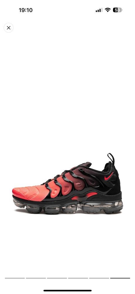 Vand Nike Air Vapormax Plus Black/Bright Crimson