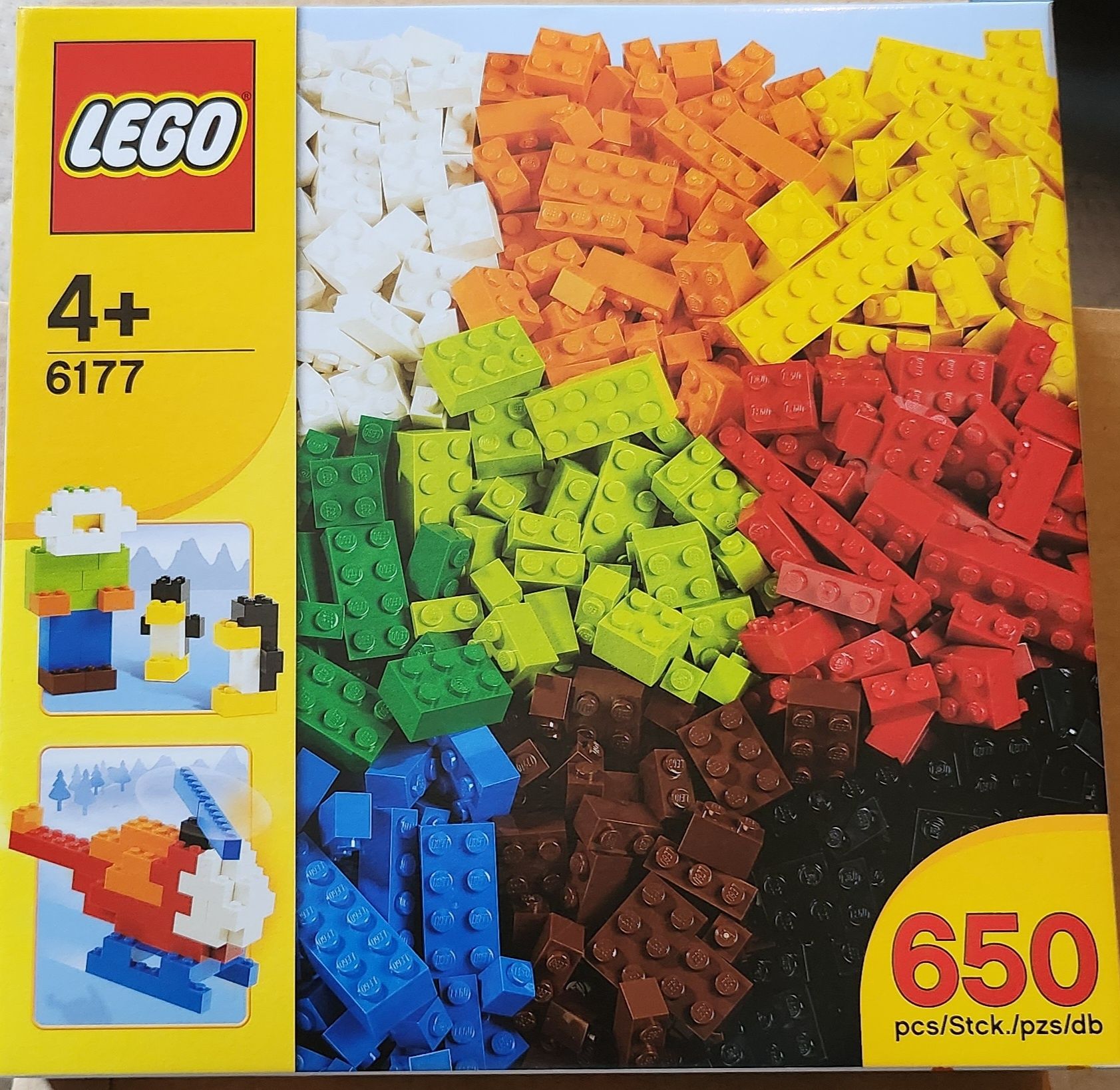 Lego 650 piese 4+