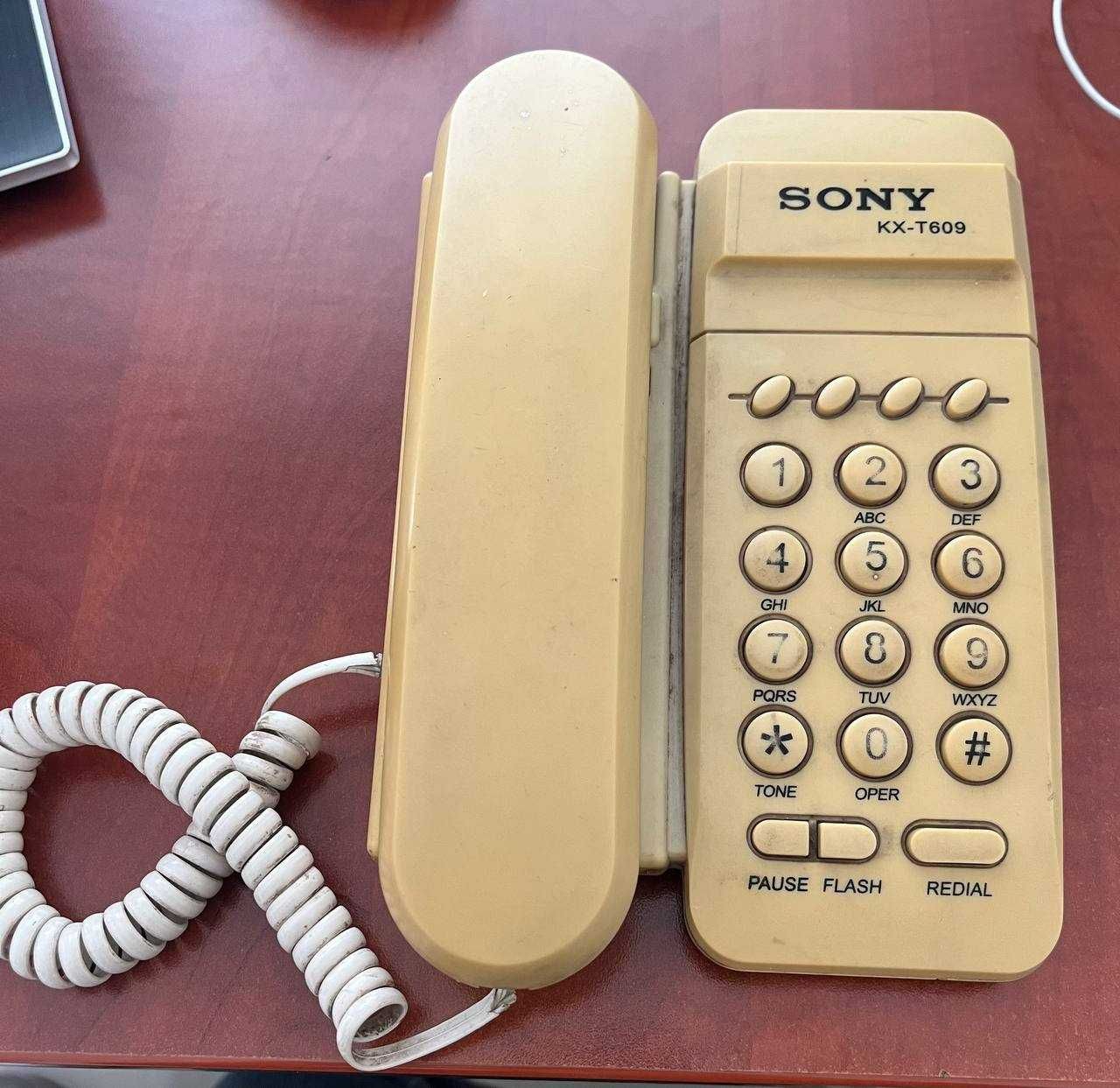 Продается стационарный кнопочный телефон SONY КХ Т 609